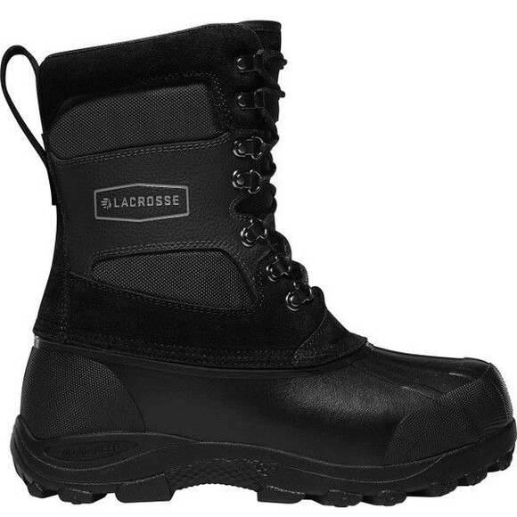 LaCrosse Men\'s Black Waterproof 11\